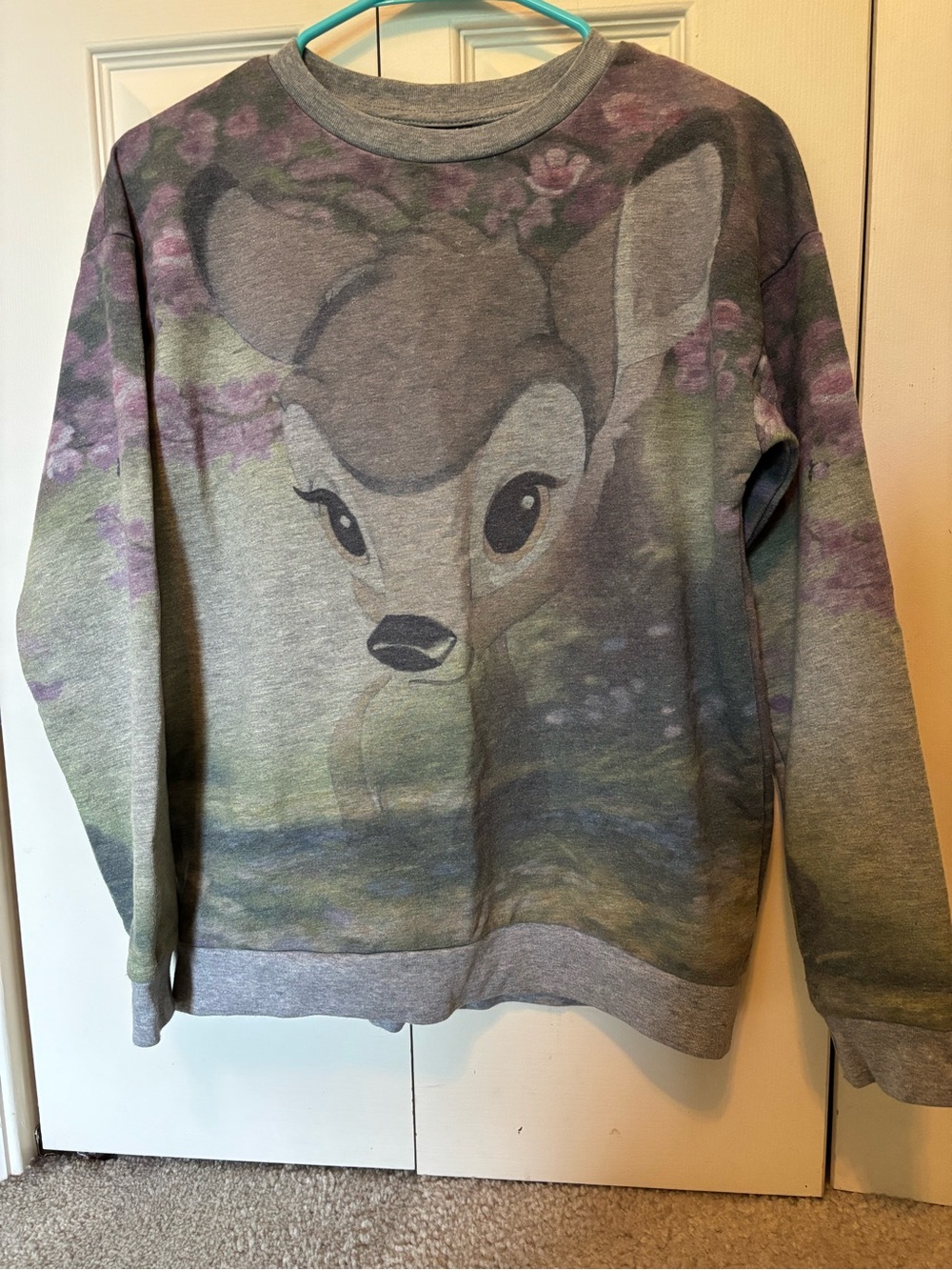 ASOS Muted Pastels Bambi Graphic Sweatshirt